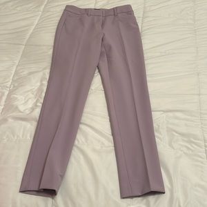New White House Black Market slim ankle pants 0L purple lavender